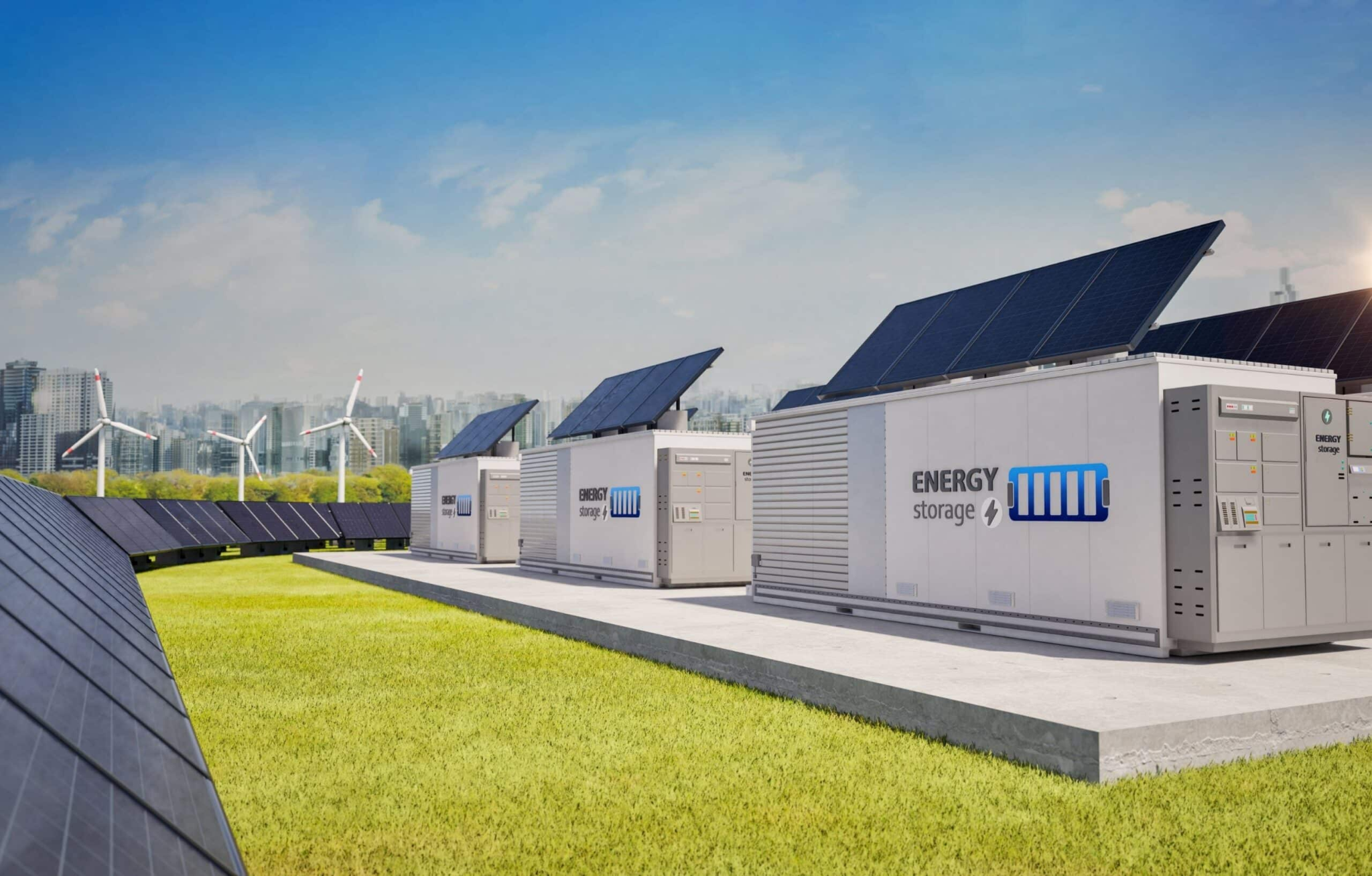 Battery storage setup